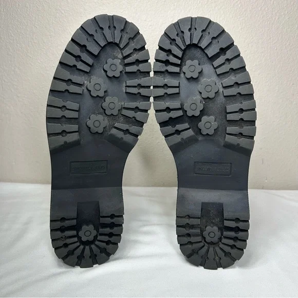 Sincerely Jules Harley Chunky Floral Lace-Up Canvas Combat Chic Boot 7.5 - Picture 11 of 16